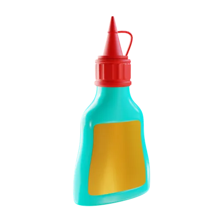 Bouteille de colle  3D Icon