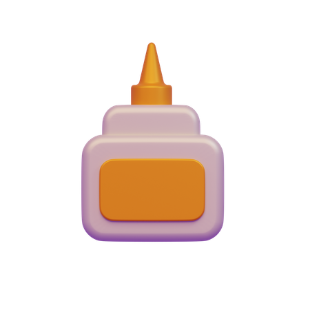 Bouteille de colle  3D Icon