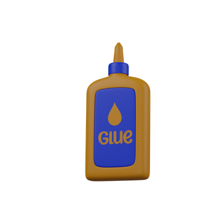 Bouteille de colle  3D Icon