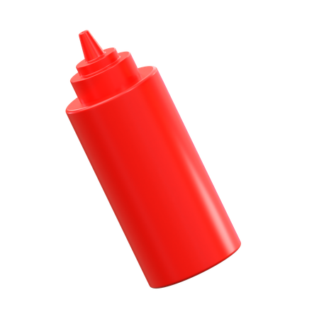 Bouteille de ketchup  3D Icon