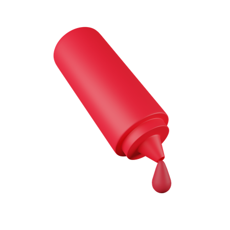 Bouteille de ketchup  3D Icon