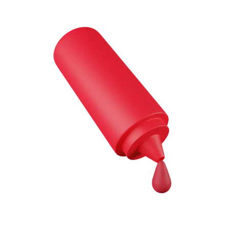 Bouteille de ketchup  3D Icon