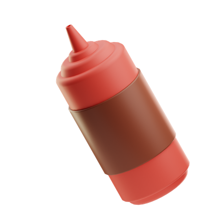 Bouteille de ketchup  3D Icon