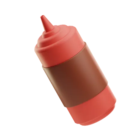 Bouteille de ketchup  3D Icon