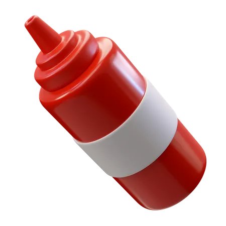 Bouteille de ketchup  3D Icon