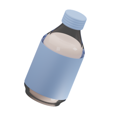 Lait en bouteille  3D Icon