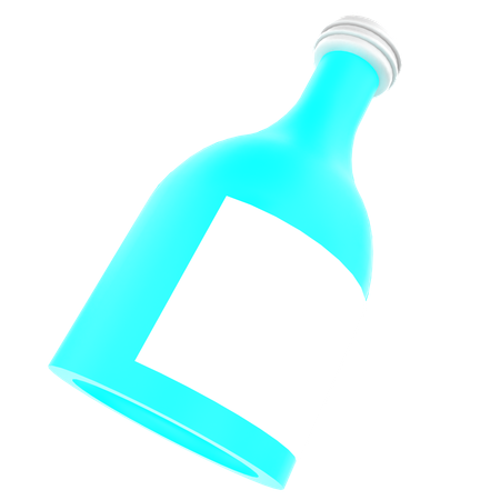 Lait en bouteille  3D Icon