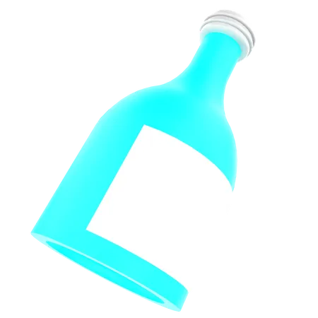 Lait en bouteille  3D Icon