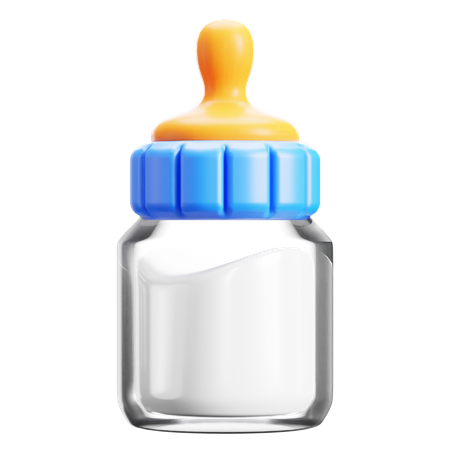 Bouteille de lait  3D Icon