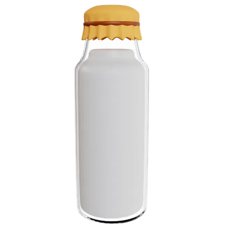 Bouteille de lait frais  3D Icon