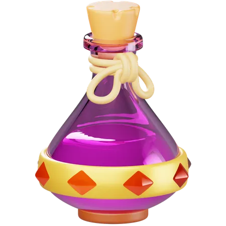 Bouteille de liquide magique  3D Icon