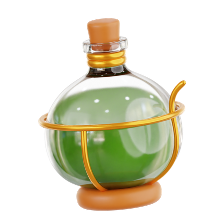 Bouteille de liquide magique  3D Icon