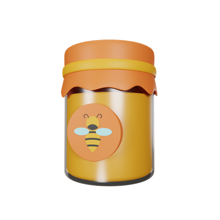 Bouteille de miel  3D Icon