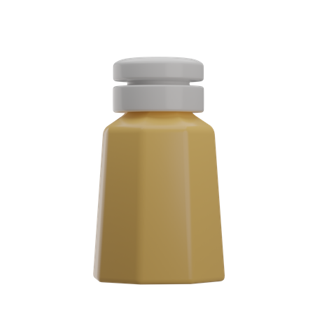 Bouteille de poivre  3D Illustration