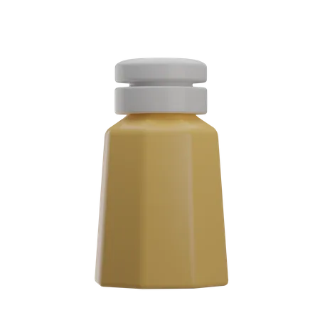 Bouteille de poivre  3D Illustration