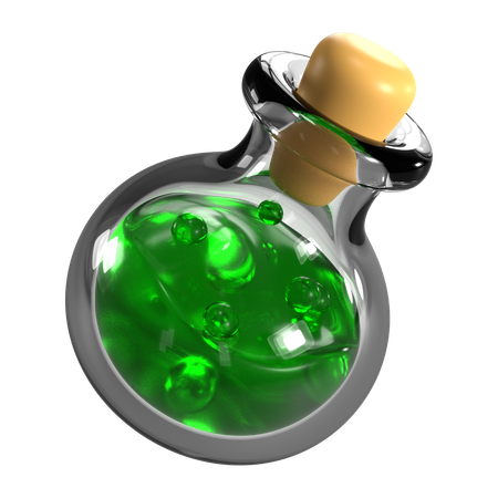 Bouteille de potions  3D Icon