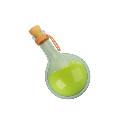 Bouteille de potions  3D Illustration