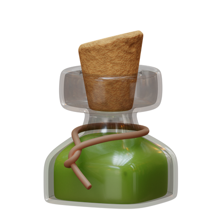 Bouteille de potions  3D Illustration