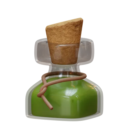 Bouteille de potions  3D Illustration