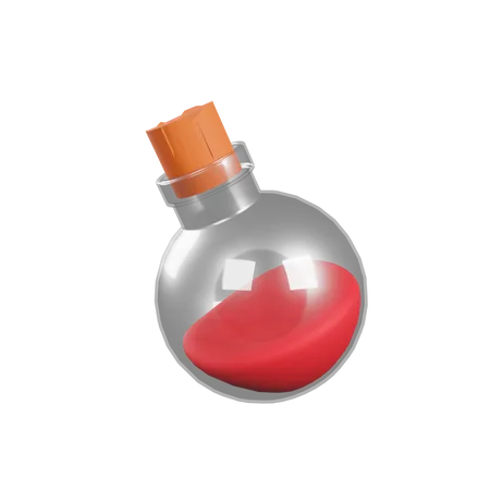 Bouteille de potions  3D Illustration