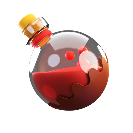 Bouteille de potions  3D Icon