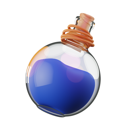 Bouteille de potions  3D Icon