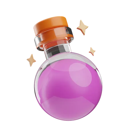 Bouteille de potions  3D Icon