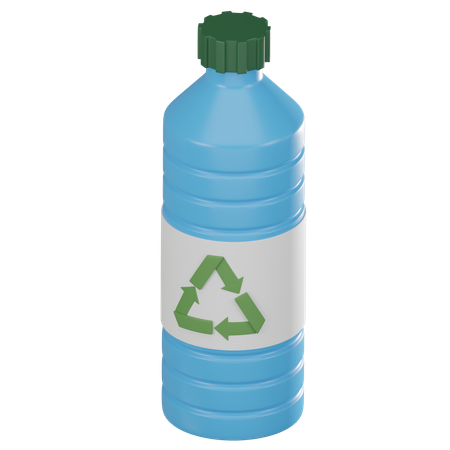 Recycler la bouteille  3D Icon