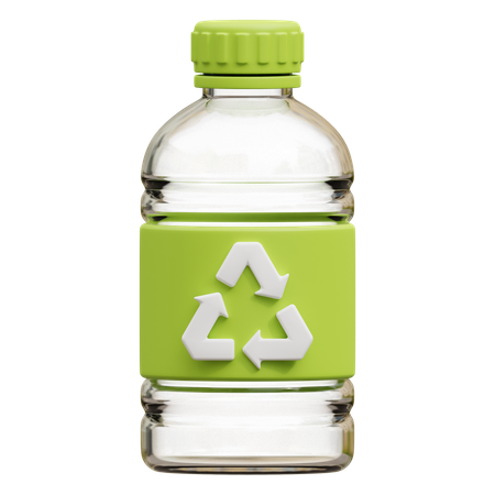 Recycler la bouteille  3D Icon