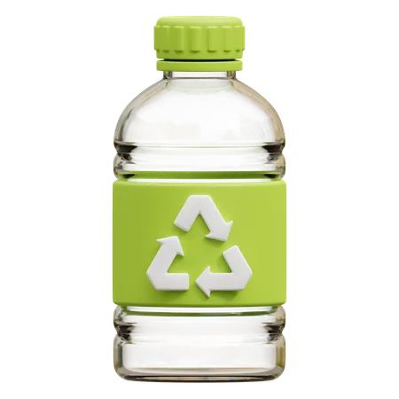 Recycler la bouteille  3D Icon