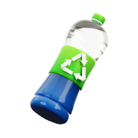 Recycler la bouteille  3D Icon