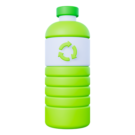 Recycler la bouteille  3D Icon