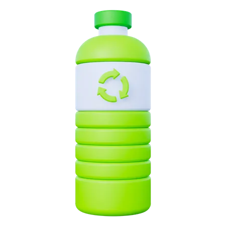 Recycler la bouteille  3D Icon