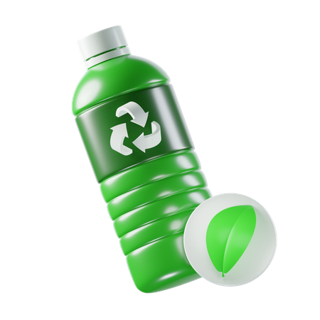 Recycler la bouteille  3D Icon