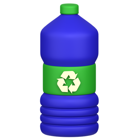 Recycler la bouteille  3D Icon