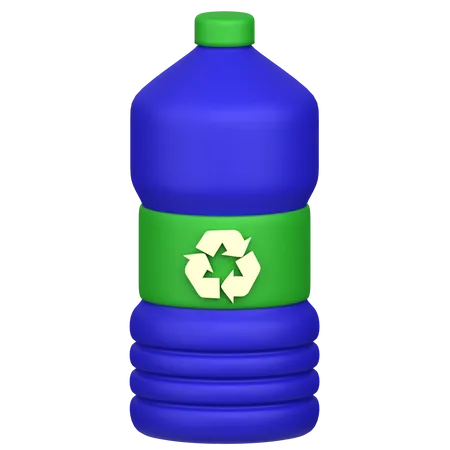 Recycler la bouteille  3D Icon