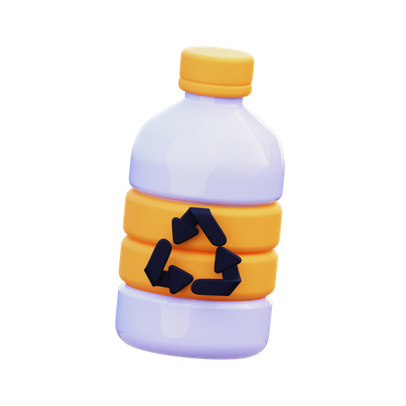 Recycler la bouteille  3D Icon