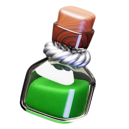 Bouteille de rhum  3D Icon