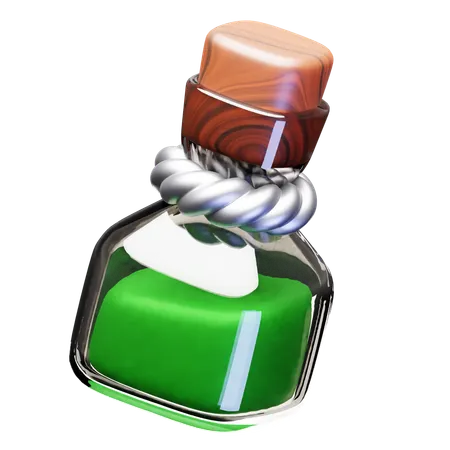 Bouteille de rhum  3D Icon