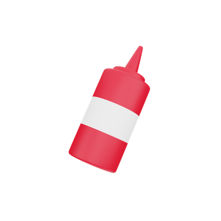 Bouteille de sauce  3D Icon