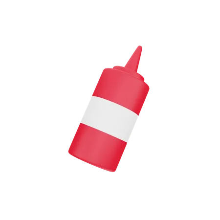 Bouteille de sauce  3D Icon