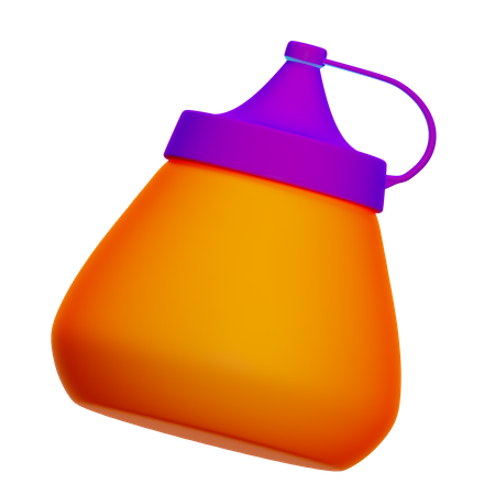 Bouteille de sauce  3D Icon