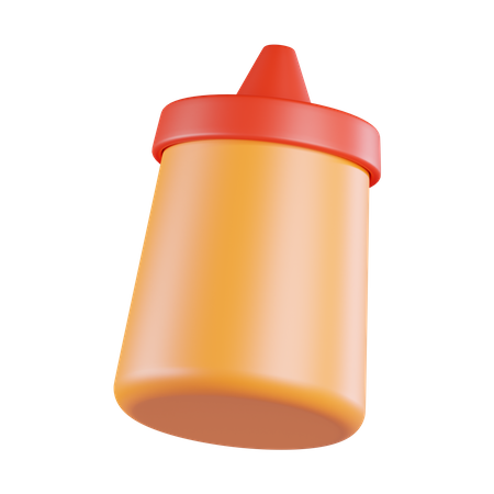 Bouteille de sauce  3D Icon