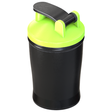 Bouteille shaker protéinée  3D Icon