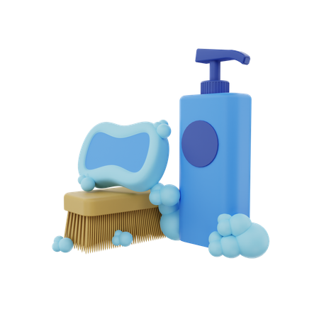 Bouteille de shampoing  3D Icon