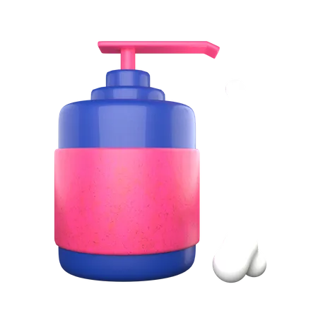 Bouteille de shampoing  3D Icon