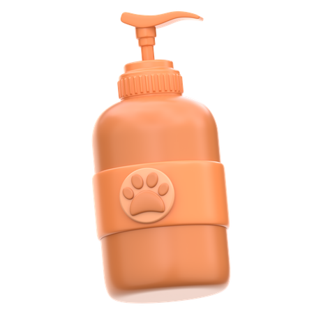 Bouteille de shampoing pour animaux de compagnie  3D Icon