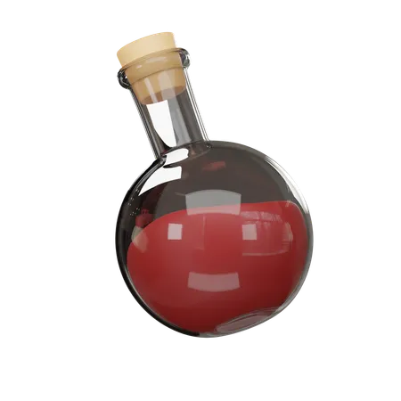 Bouteille de sirop  3D Icon