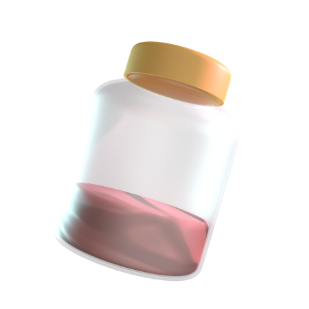 Bouteille de sirop  3D Icon