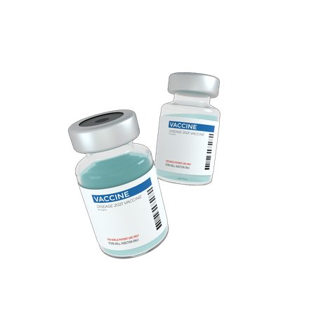 Bouteille de vaccin  3D Icon
